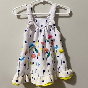 White floral tank top